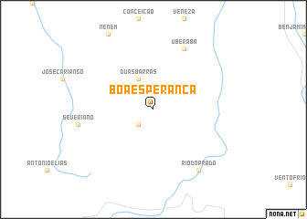 map of Boa Esperança