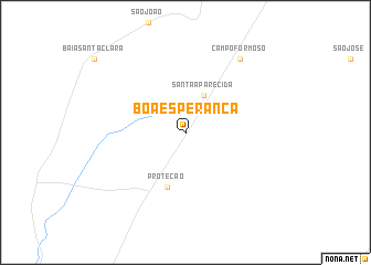 map of Boa Esperança