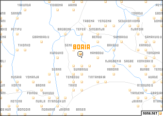 map of Boaia