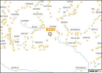 map of Boak