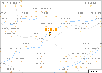 map of Boala