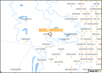 map of Boāliāmānki