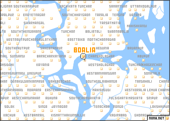 map of Boālia