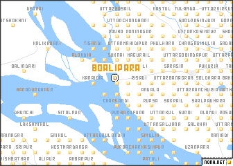 map of Boālipāra