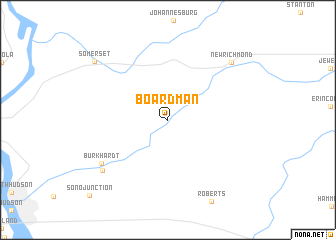 map of Boardman