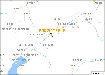 map of Boario Terme