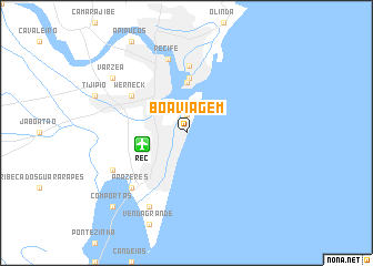 map of Boa Viagem