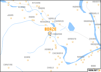 map of Boaze