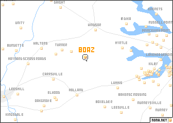 map of Boaz