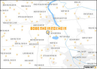 map of Bobenheim-Roxheim