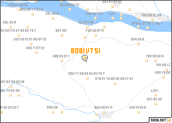 map of Bobivtsi