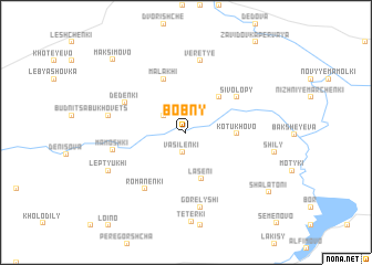 map of Bobny