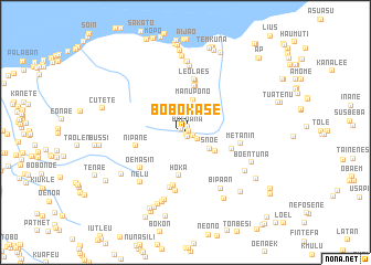 map of Bobokase