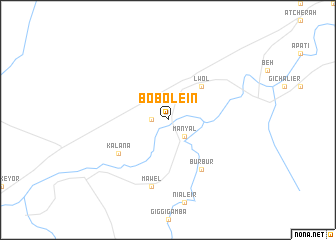 map of Bobolein