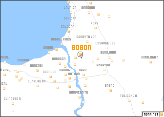 map of Bobon