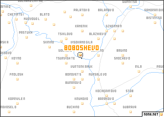 map of Boboshevo