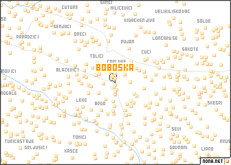 map of Boboška