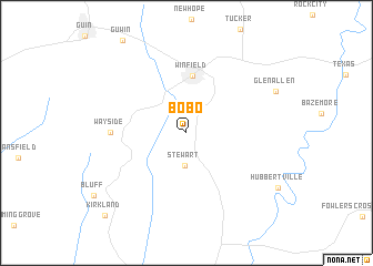 map of Bobo