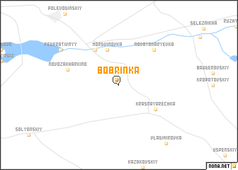 map of Bobrinka