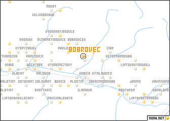 map of Bobrovec