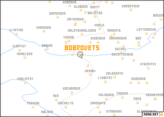 map of Bobrovets