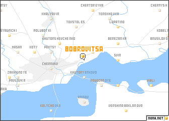 map of Bobrovitsa