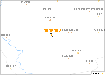 map of Bobrovy