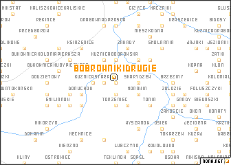 map of Bobrowniki Drugie