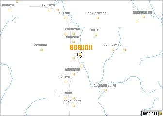 map of Bobuo II