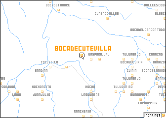 map of Boca de Cutevilla