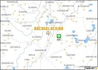 map of Boca de La Ceiba