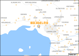 map of Boca del Río