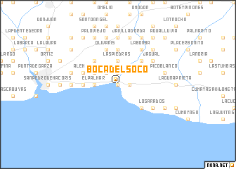 map of Boca del Soco