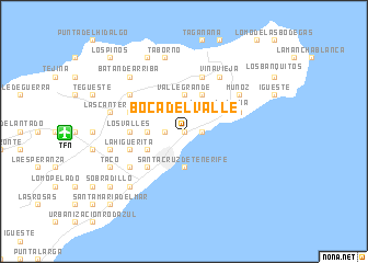map of Boca del Valle