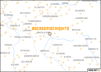 map of Boca de Río Chiquito