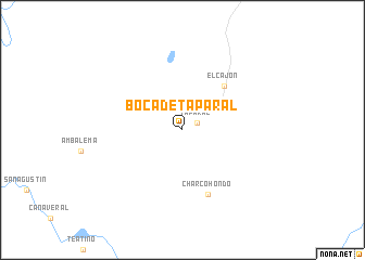 map of Boca de Taparal