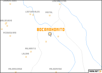 map of Boca Mahomito