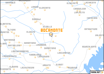 map of Boca Monte
