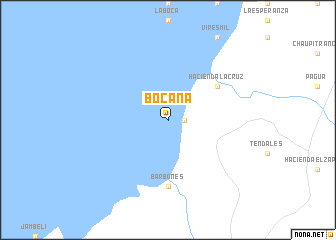 map of Bocana