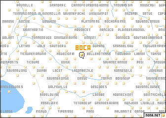 map of Boca