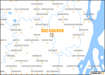 map of Bochādaha