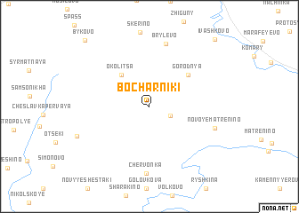 map of Bocharniki