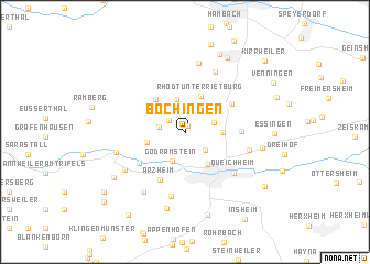 map of Böchingen