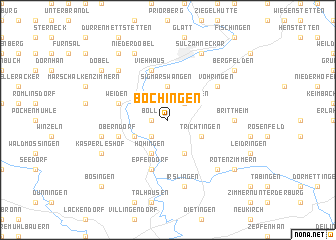 map of Bochingen