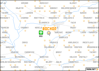 map of Bochoř