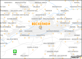 map of Bockenheim