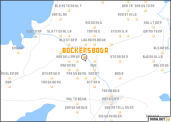 map of Böckersboda