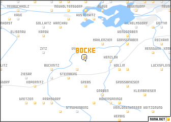 map of Böcke