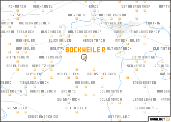 map of Böckweiler