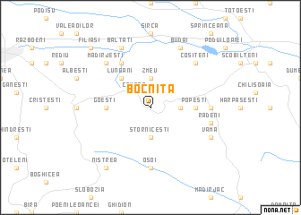 map of Bocniţa